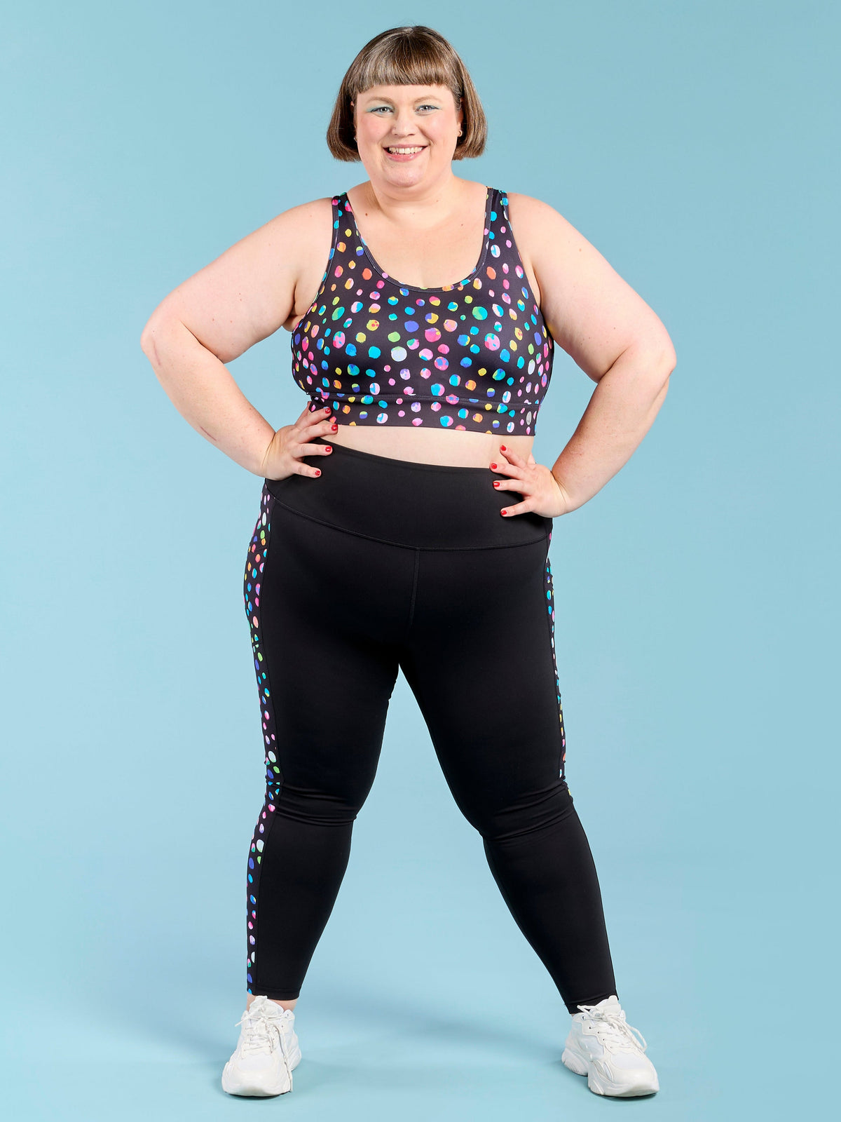 Night Polka - Embrace Power Legging - Full length - Extra High-Waisted Fit