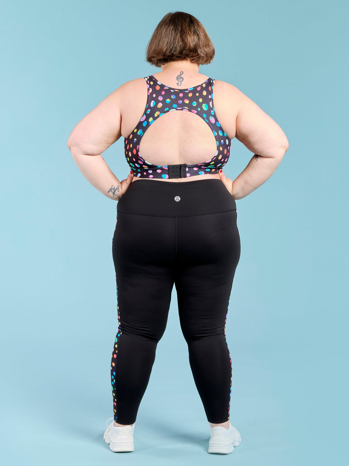 Night Polka - Embrace Power Legging - Full length - fleecy warm winter legging high waist plus size