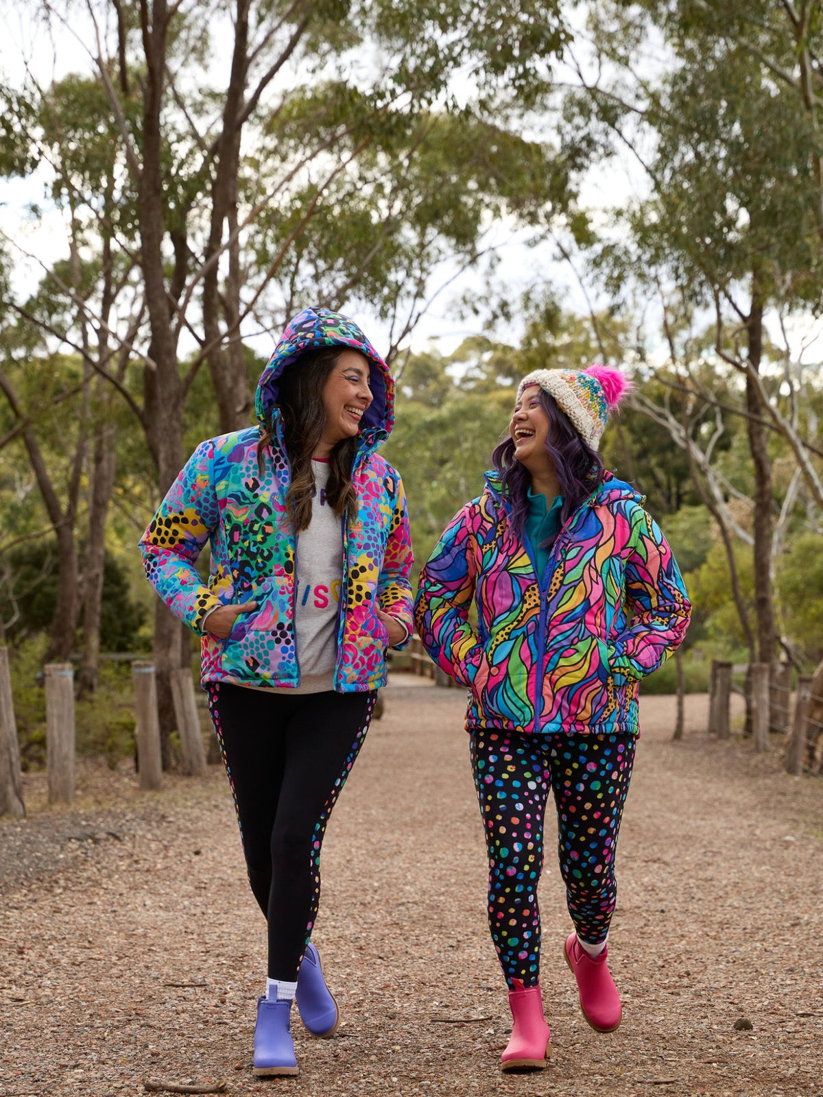 Night Polka - Embrace Power Legging - Full length - cosy warm fabric winter leggings active wear