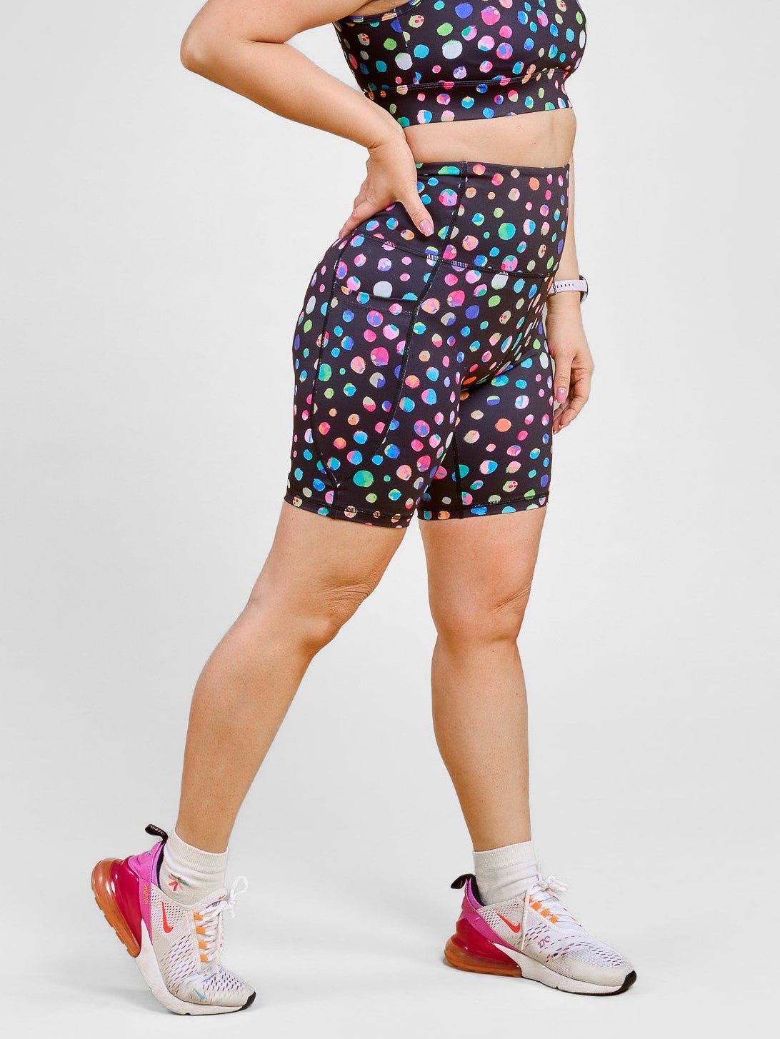 Night Polka Everyday Bike Shorts