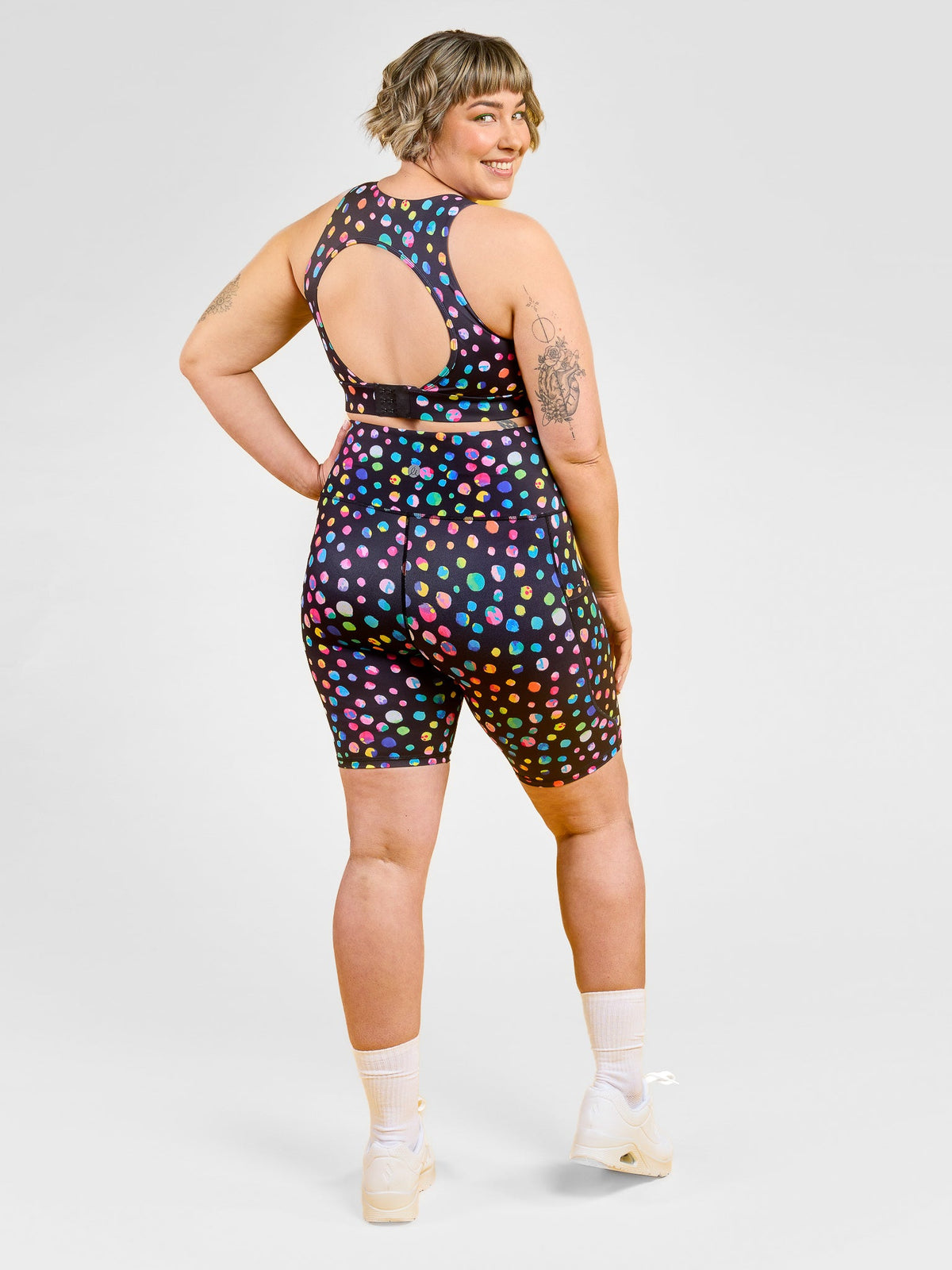 Night Polka Everyday Bike Shorts