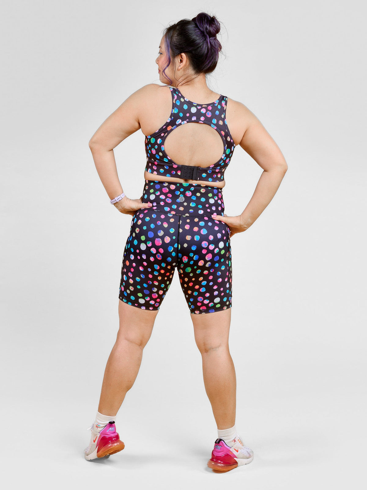Night Polka Everyday Bike Shorts