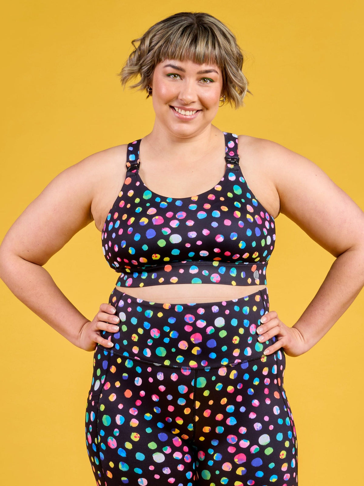 Night Polka Liberty Hookback Nursing Crop