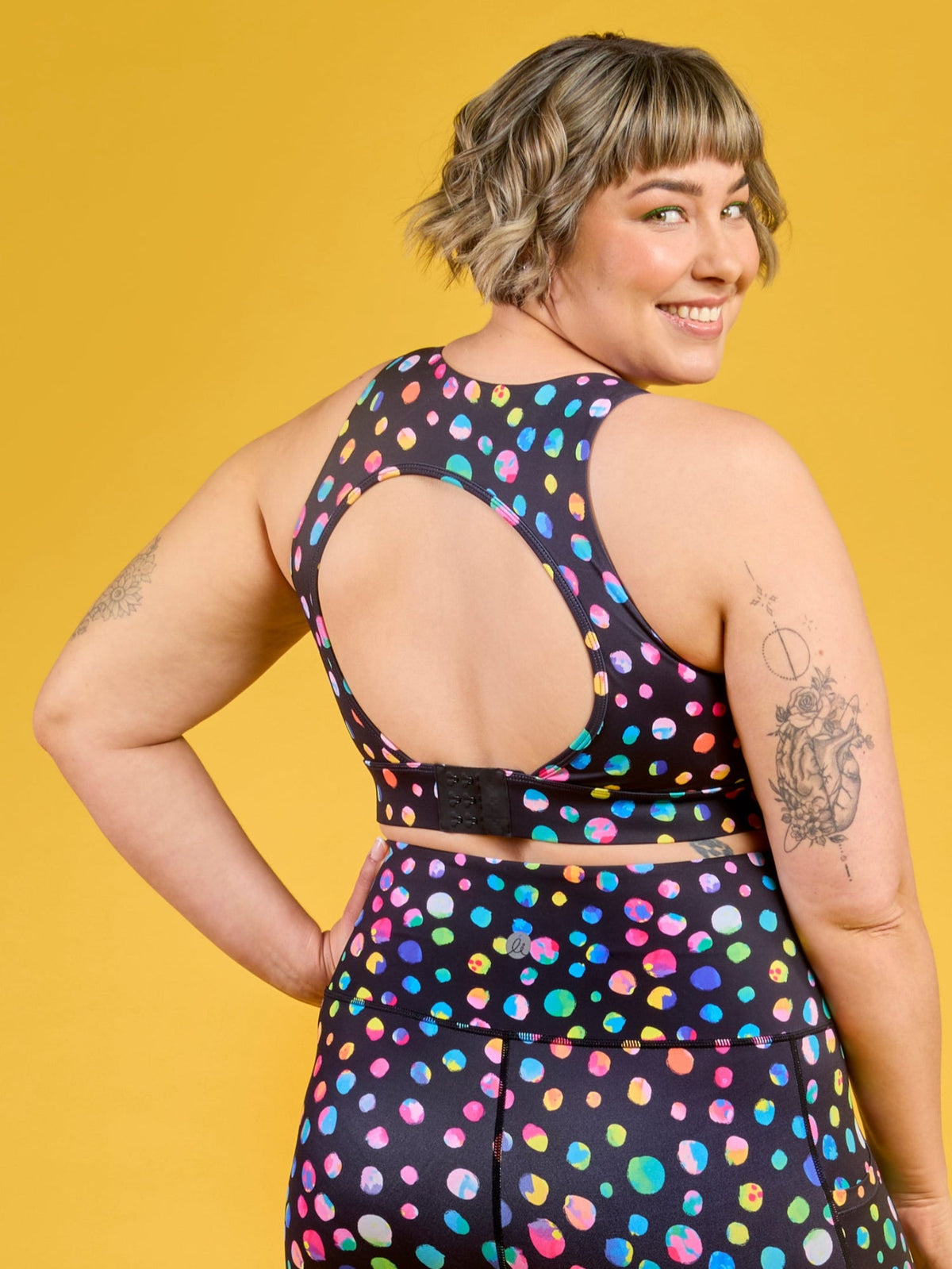 Night Polka Liberty Hookback Nursing Crop