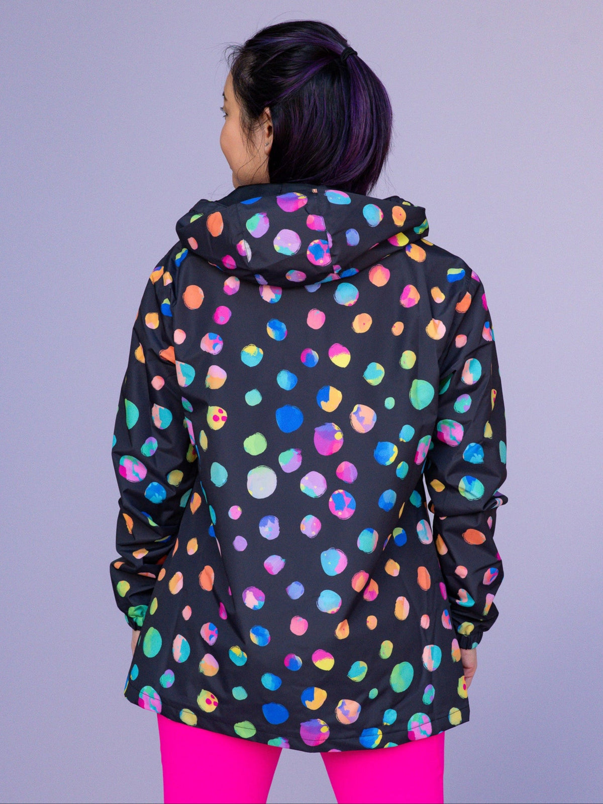 Night Polka Raincoat - Adults