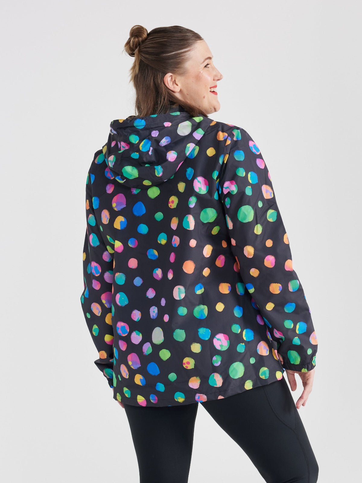 Night Polka Raincoat - Adults