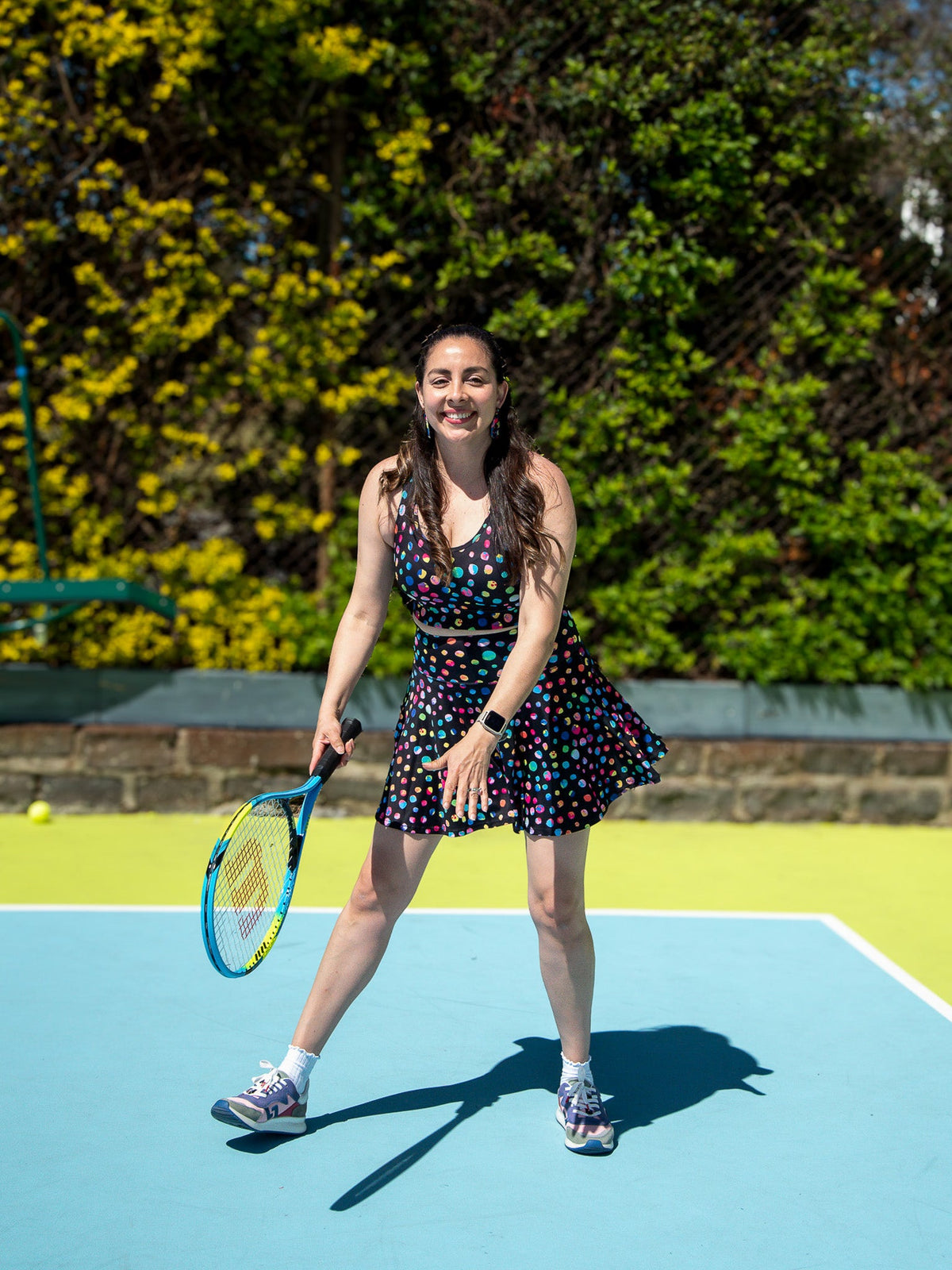 Night Polka Skort - sports skort