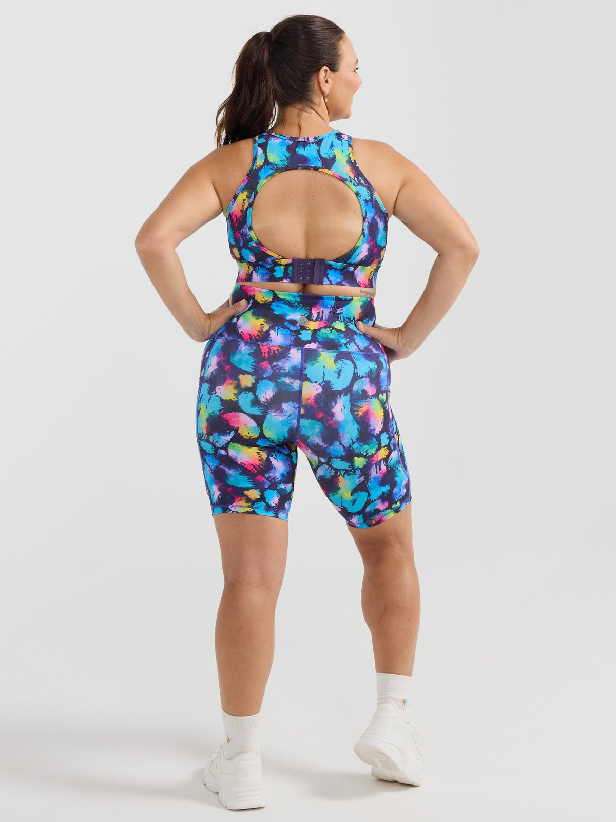 Rainbow Splatter Everyday Bike Shorts