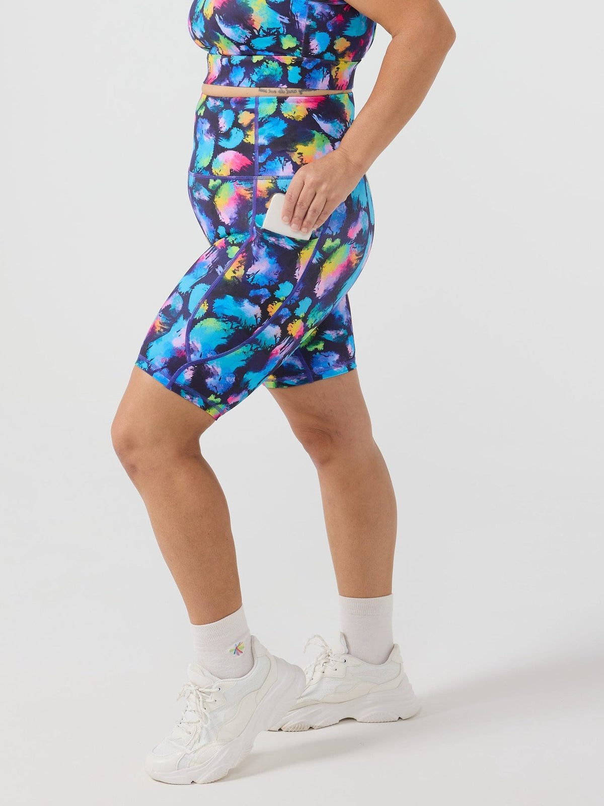 Rainbow Splatter Everyday Bike Shorts