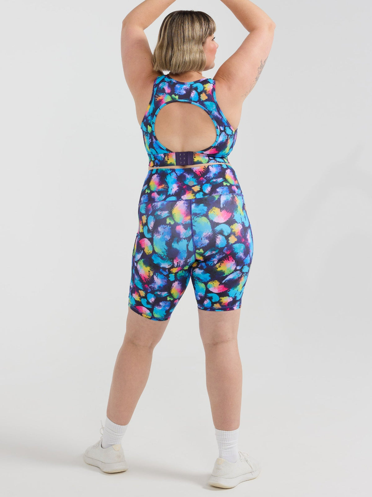 Rainbow Splatter Everyday Bike Shorts