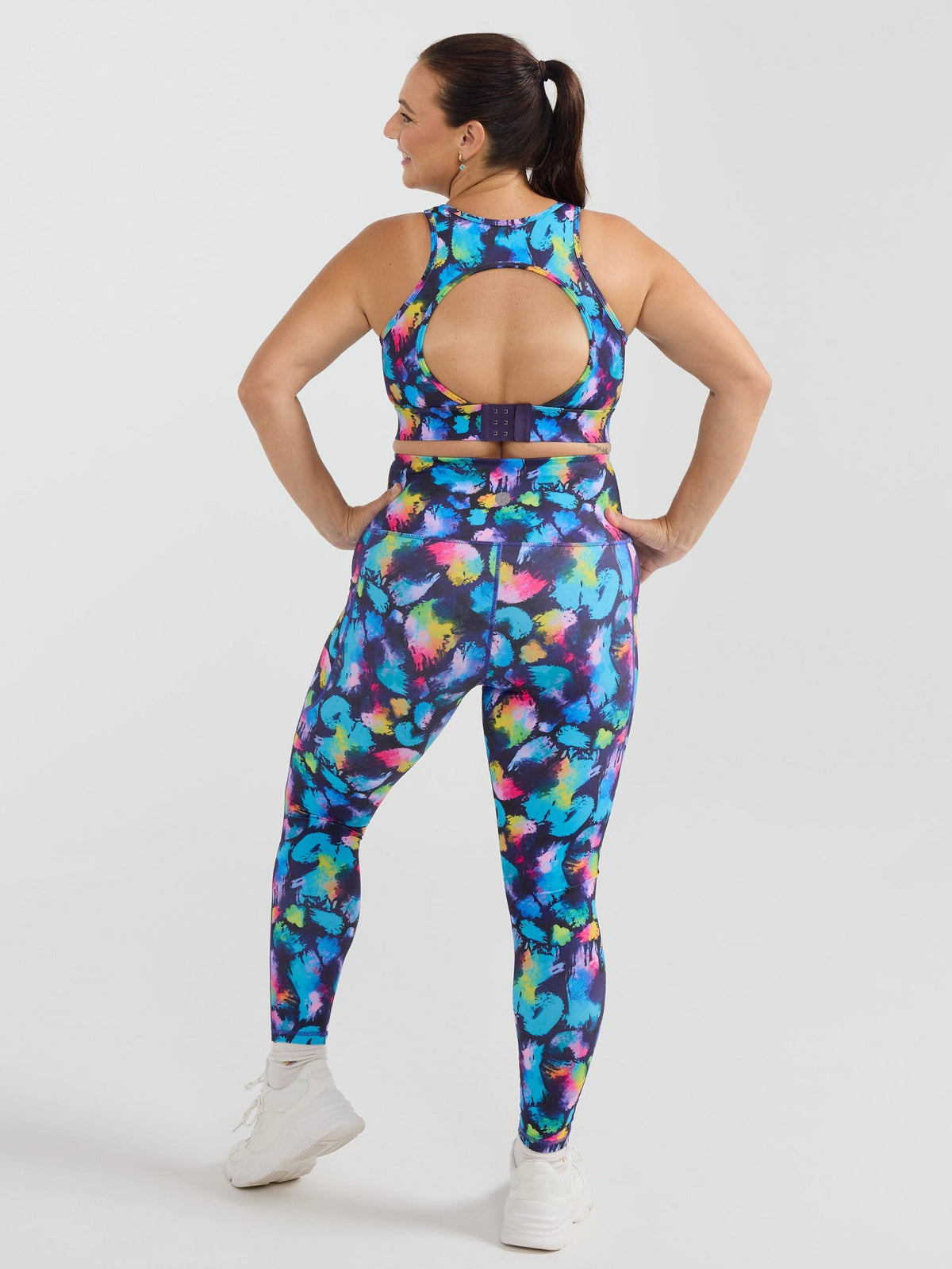 Rainbow Splatter Everyday Legging - 7/8-length