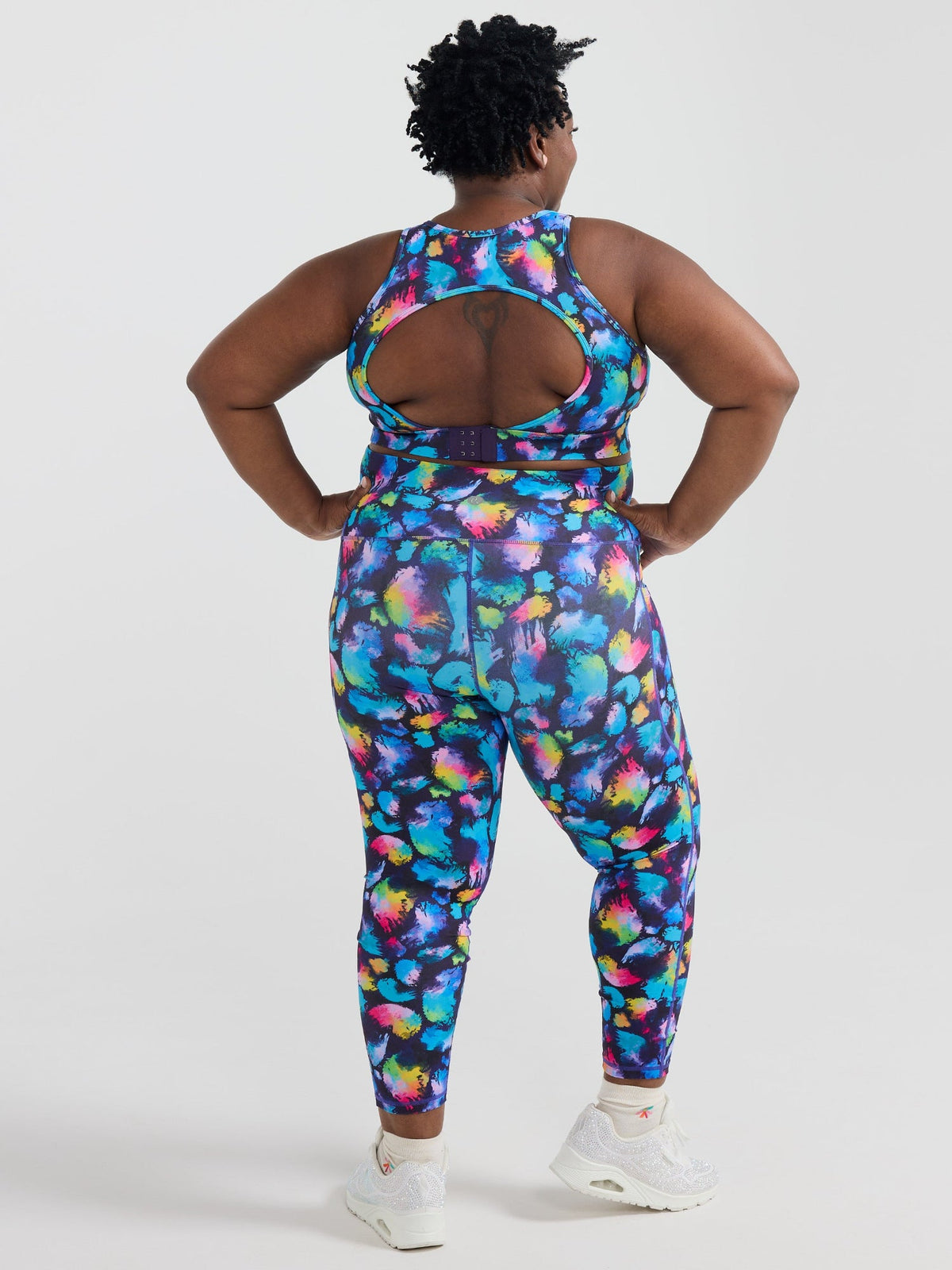 Rainbow Splatter Everyday Legging - 7/8-length