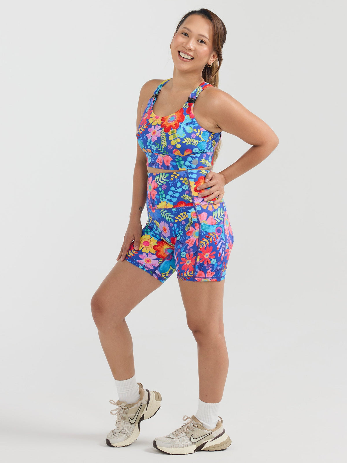 She Believed SleekFit Shortie Bike Shorts