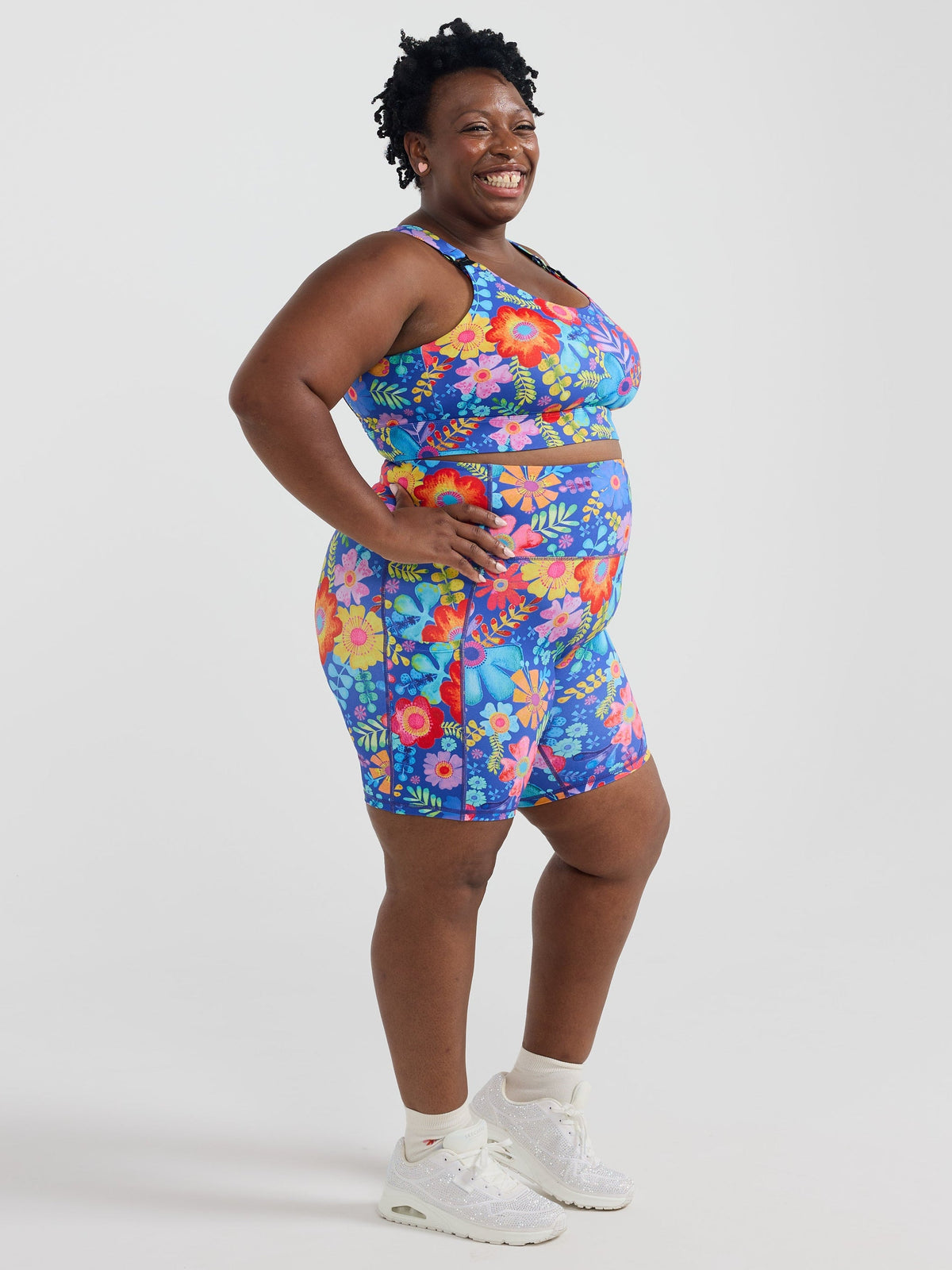 She Believed SleekFit Shortie Bike Shorts