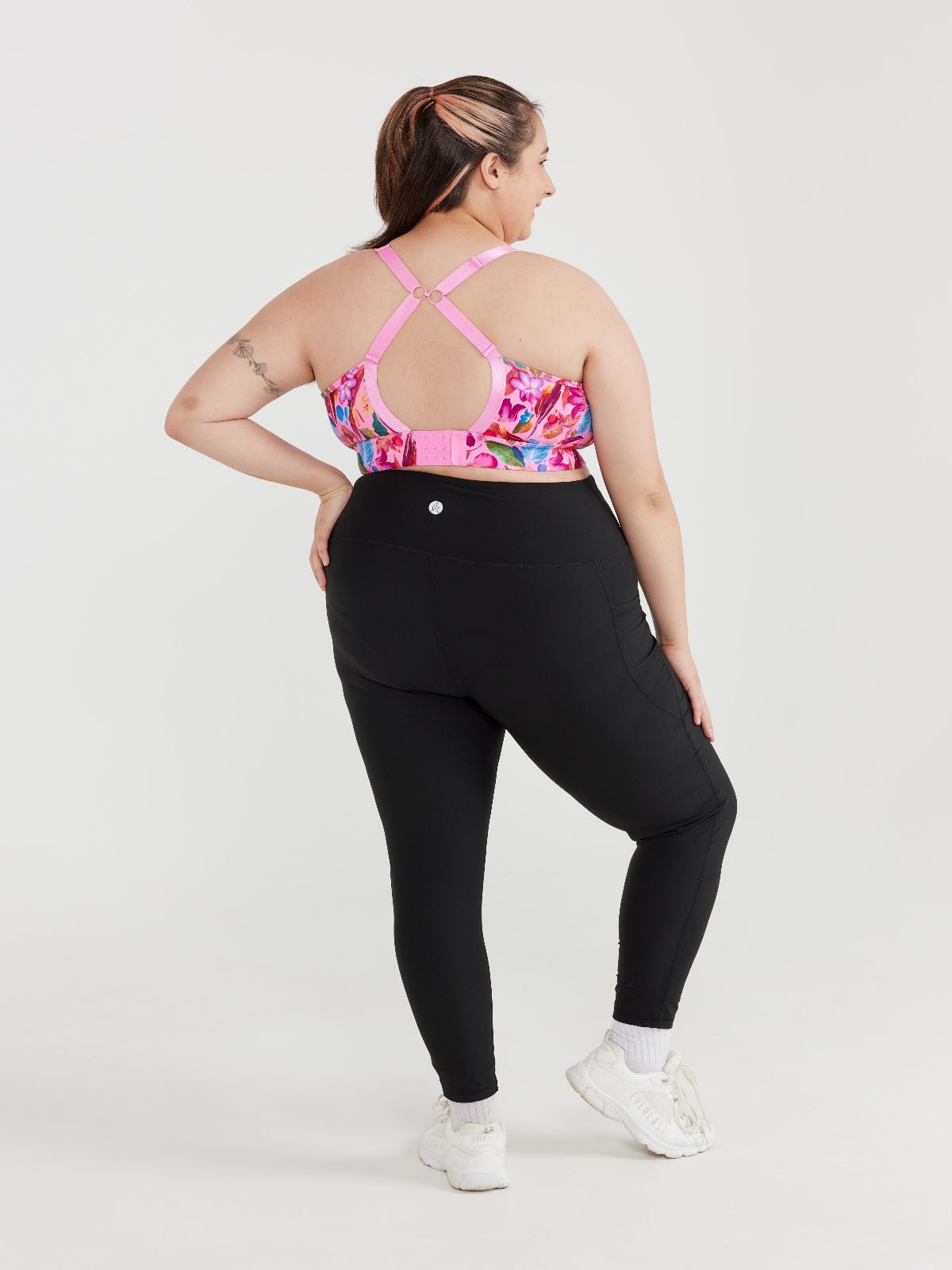 SleekFit Core Black Legging - 7/8 length