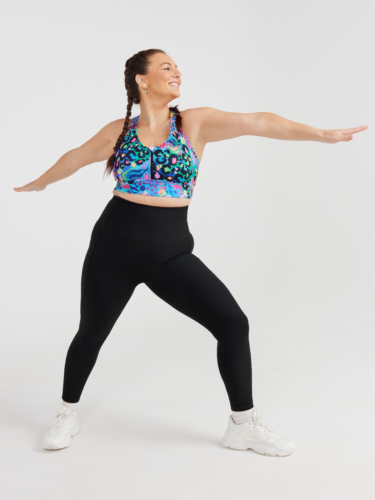 SleekFit Core Black Legging - 7/8 length