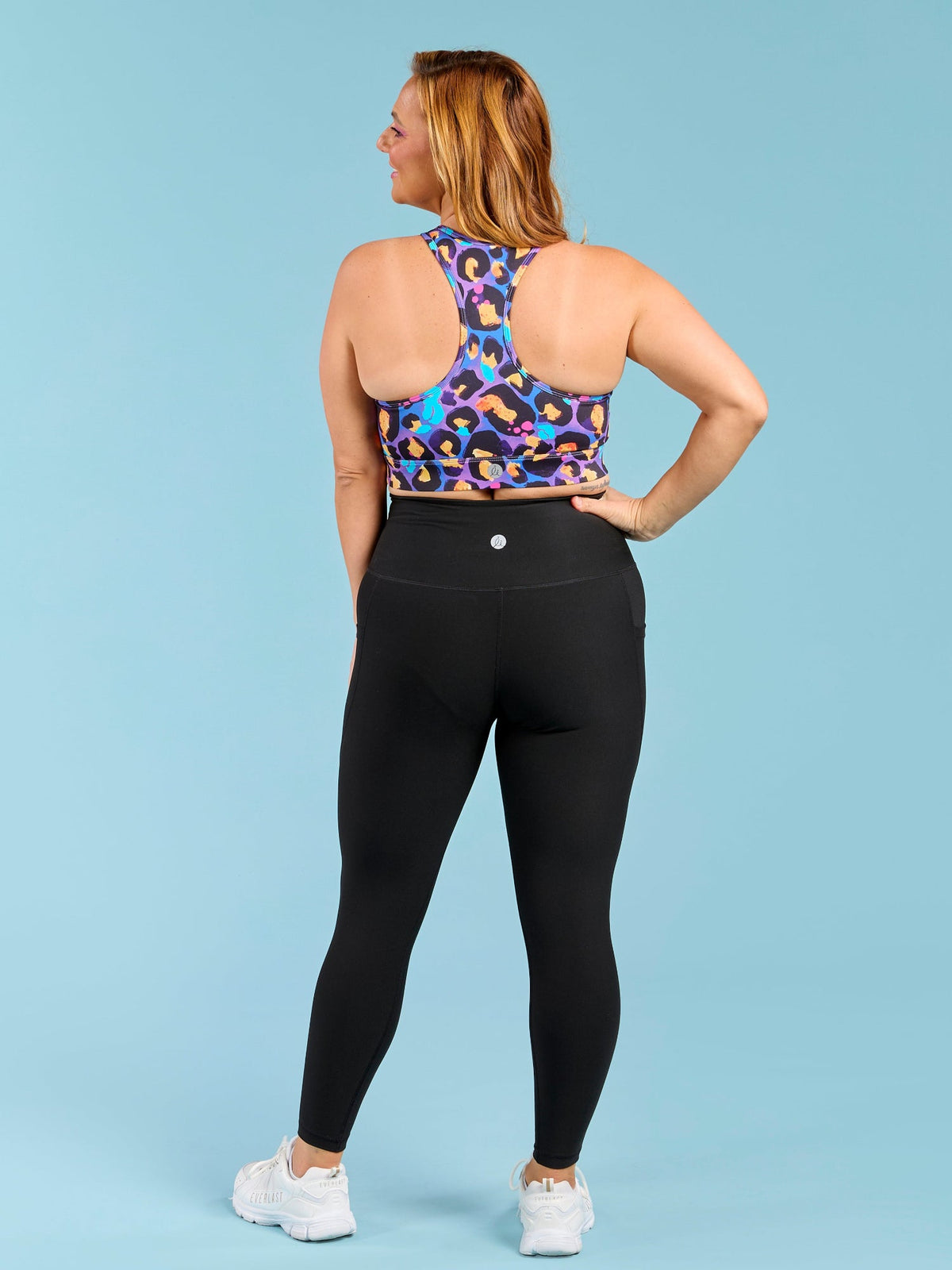 SleekFit Core Black Legging - 7/8 length - squat proof tights