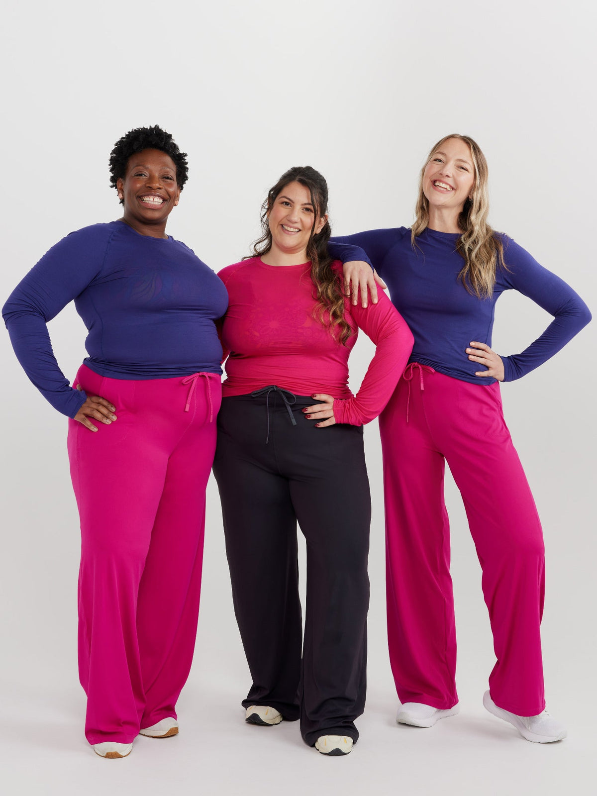 Studio Wide Leg Pants - Charcoal
