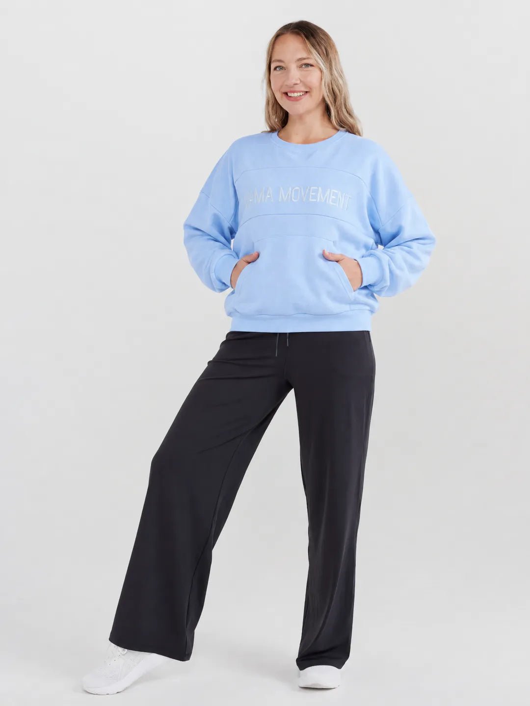 jen-studio-wide-leg-pants-charcoal-sky-blue-nursing-sweatshirt