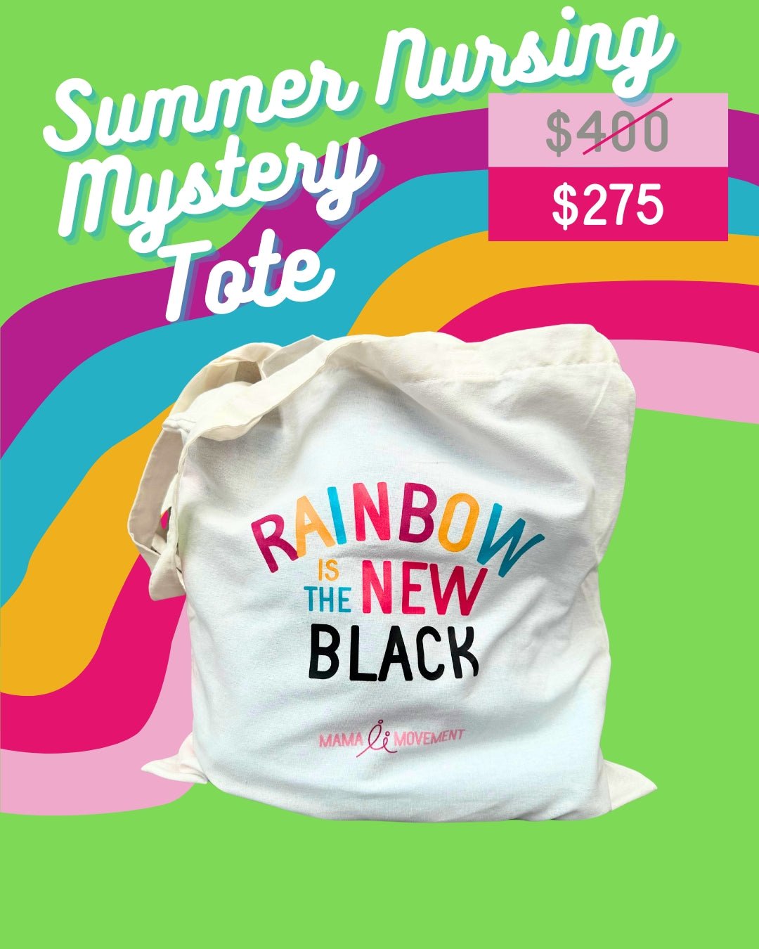 Summer Rainbow Mystery Totes- Nursing