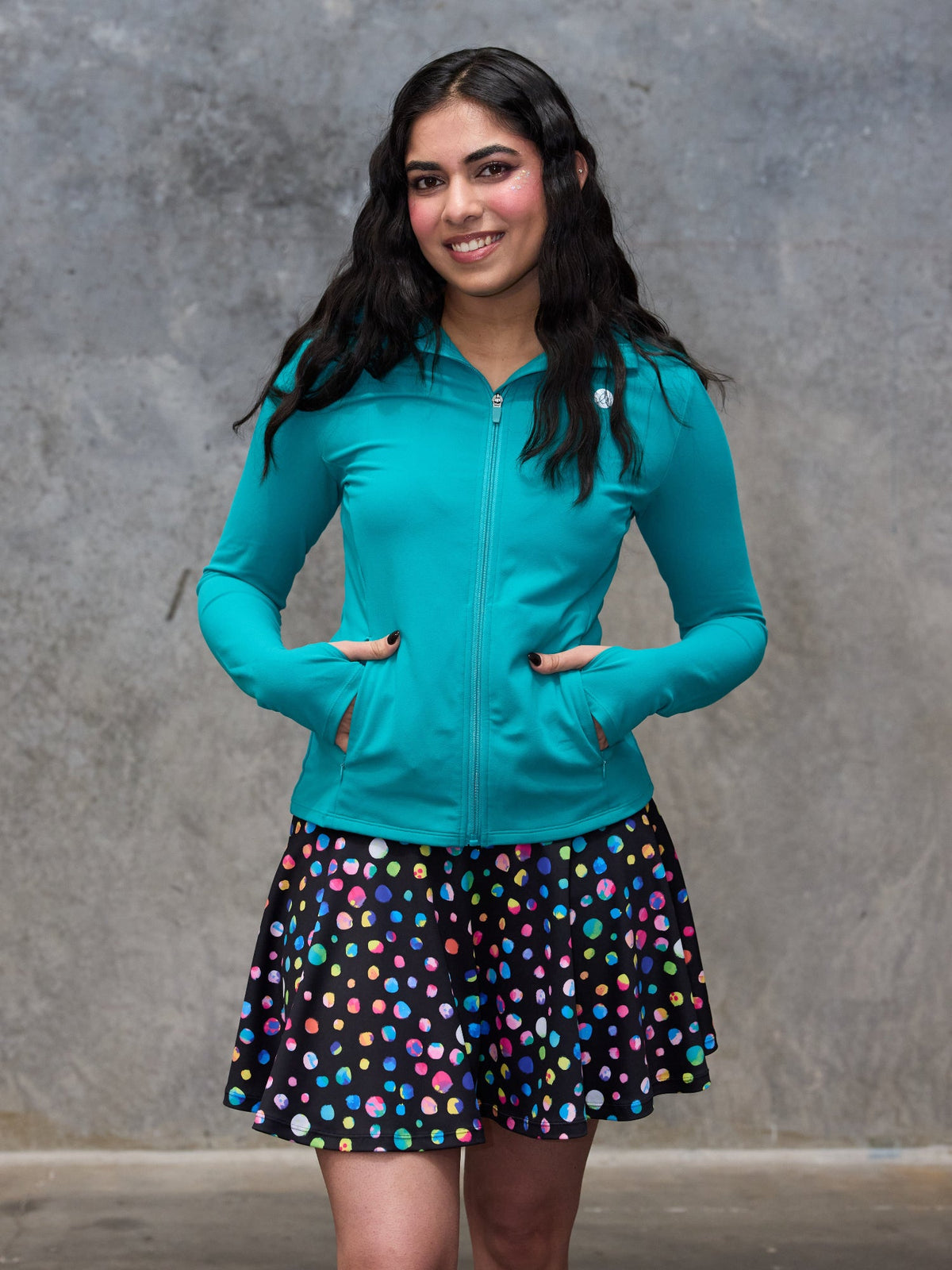 Teal Elevate Running Jacket - versatile jacket