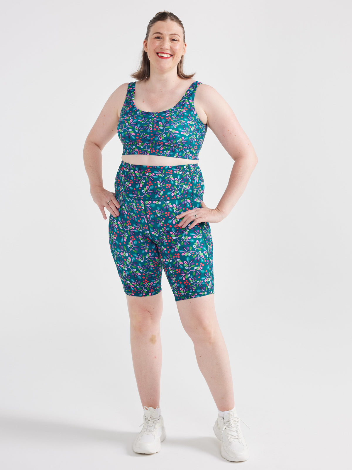 Wild Cherry Active Swim Crop