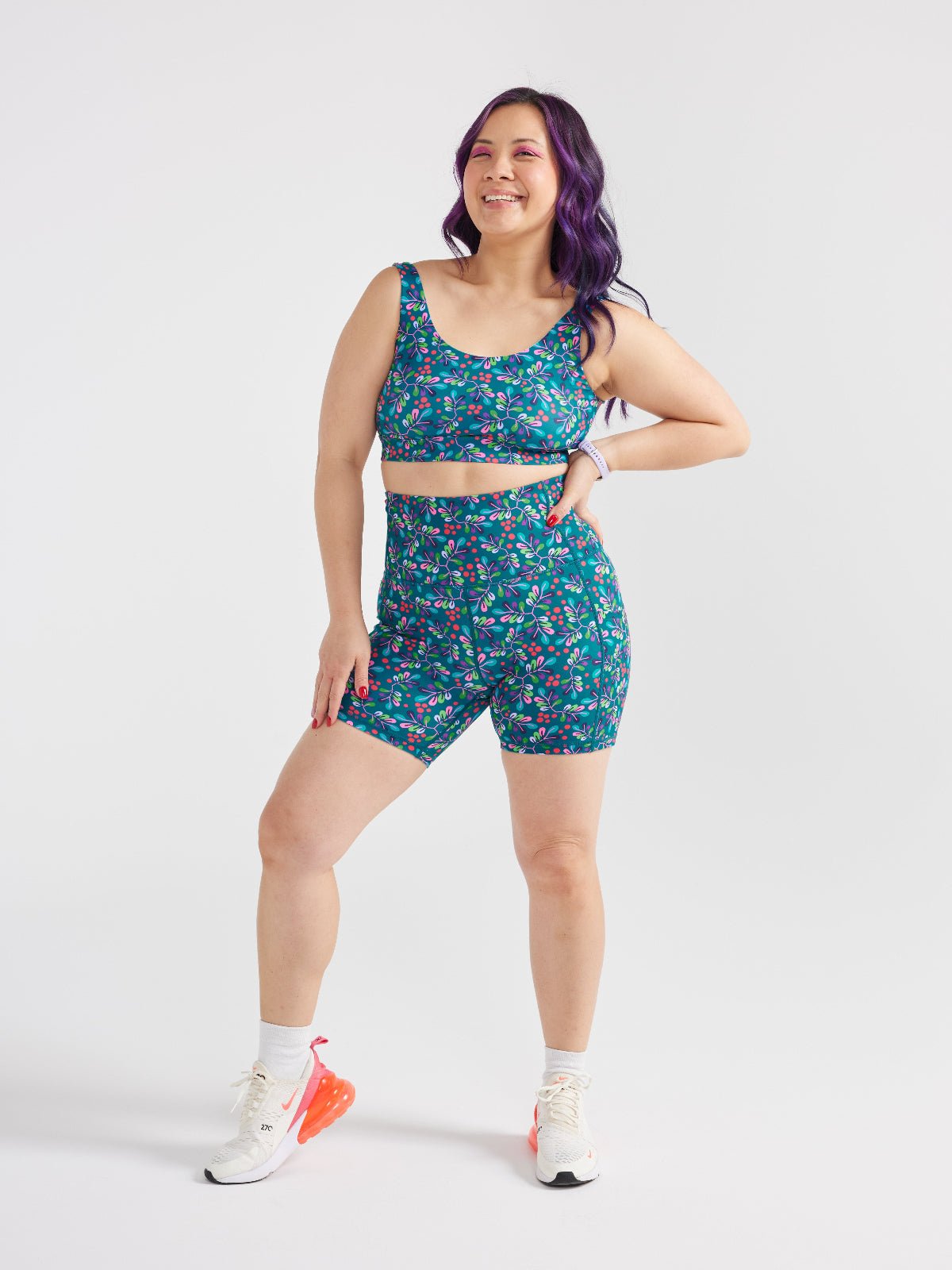 Wild Cherry Active Swim Crop