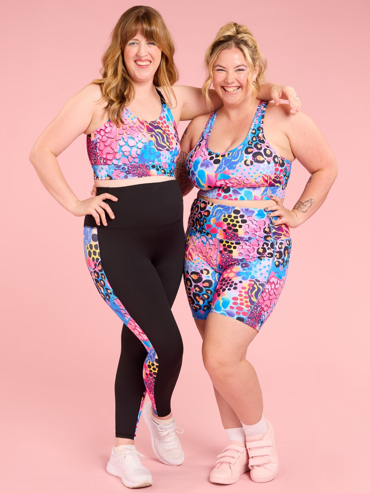 Xanadu Miracle Nursing Sports Bra -Kasey Rainbow maternity colourful nursing sports bra