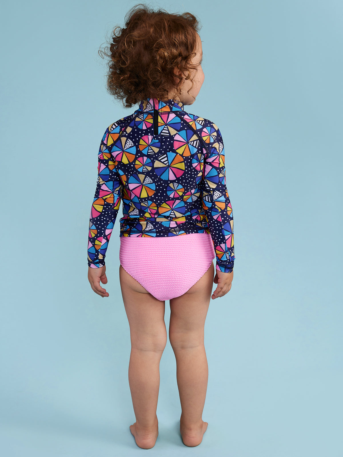 Colour Wheel Kids Long-Sleeved Rashie Top (FINAL SALE)