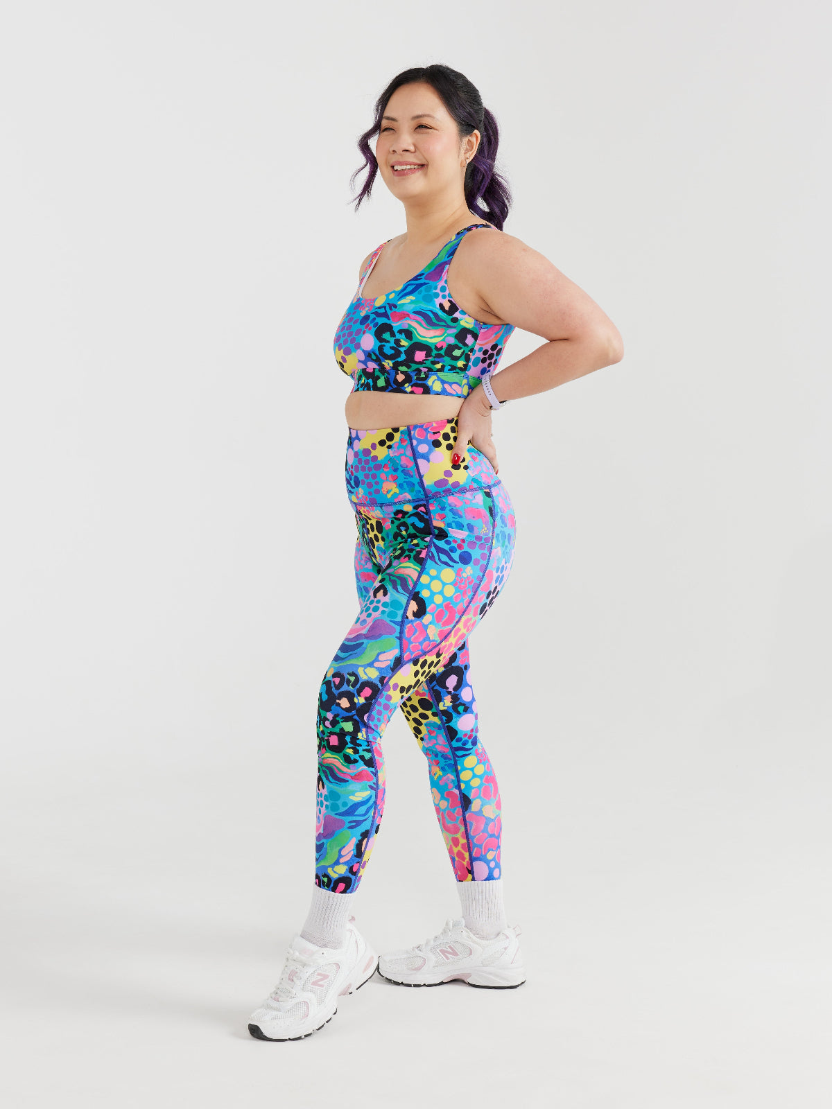 Electric Leopard Everyday Legging - 7/8 length
