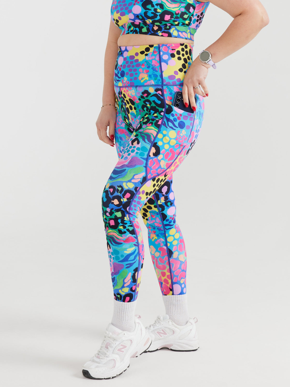 Electric Leopard Everyday Legging - 7/8 length