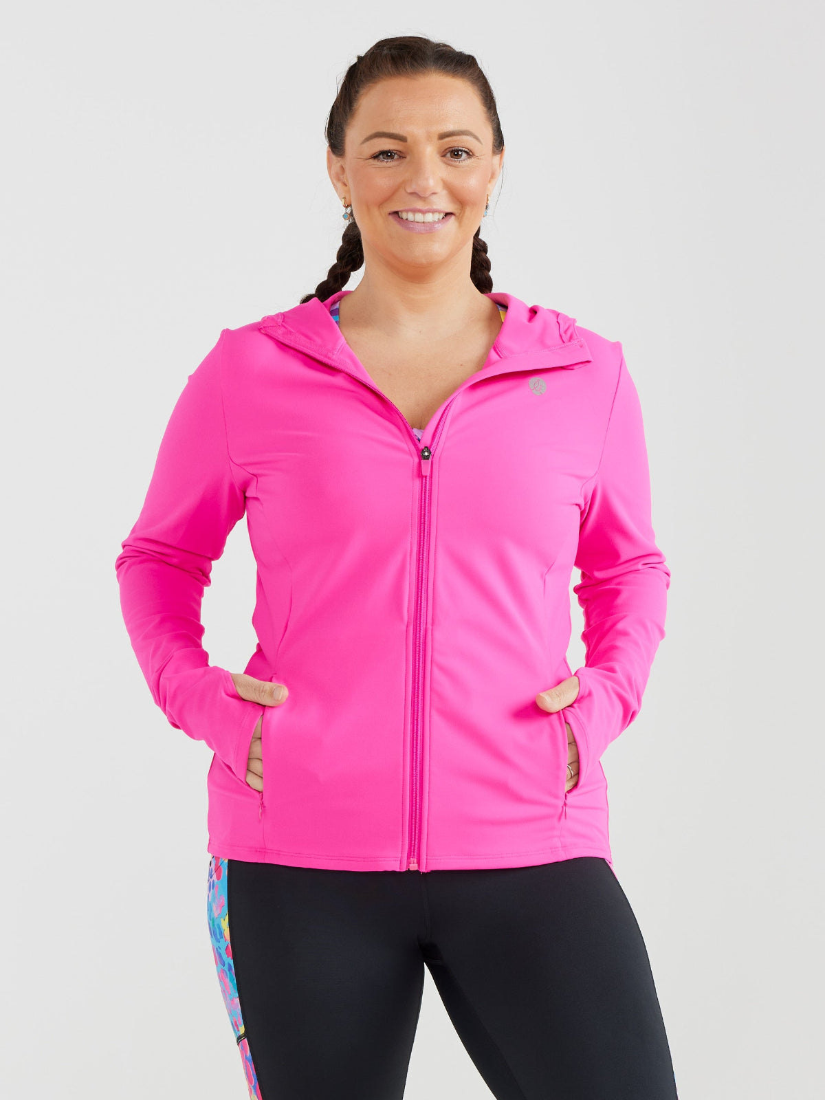 Hot Pink Elevate Running Jacket