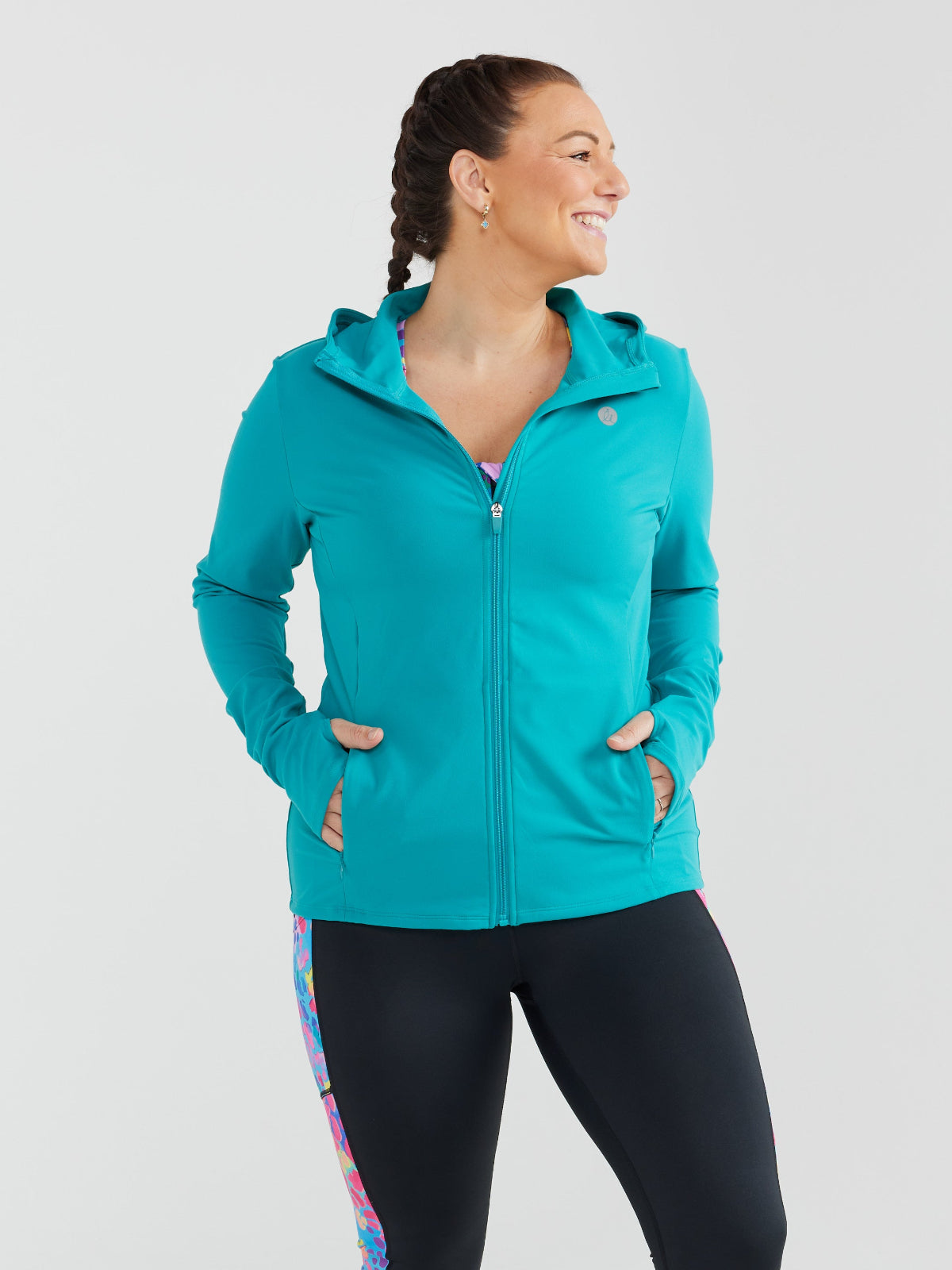 Teal Elevate Running Jacket