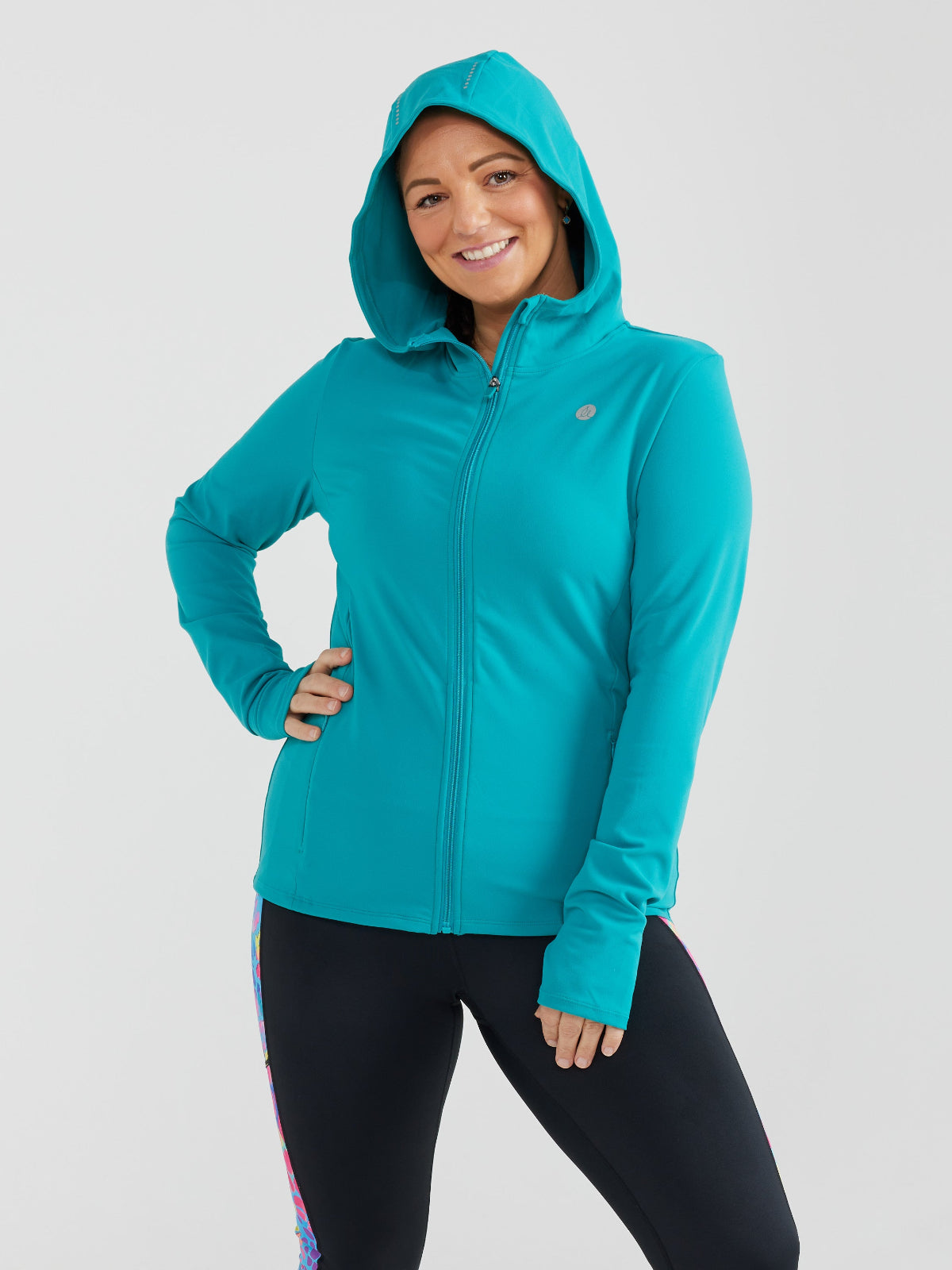 Teal Elevate Running Jacket