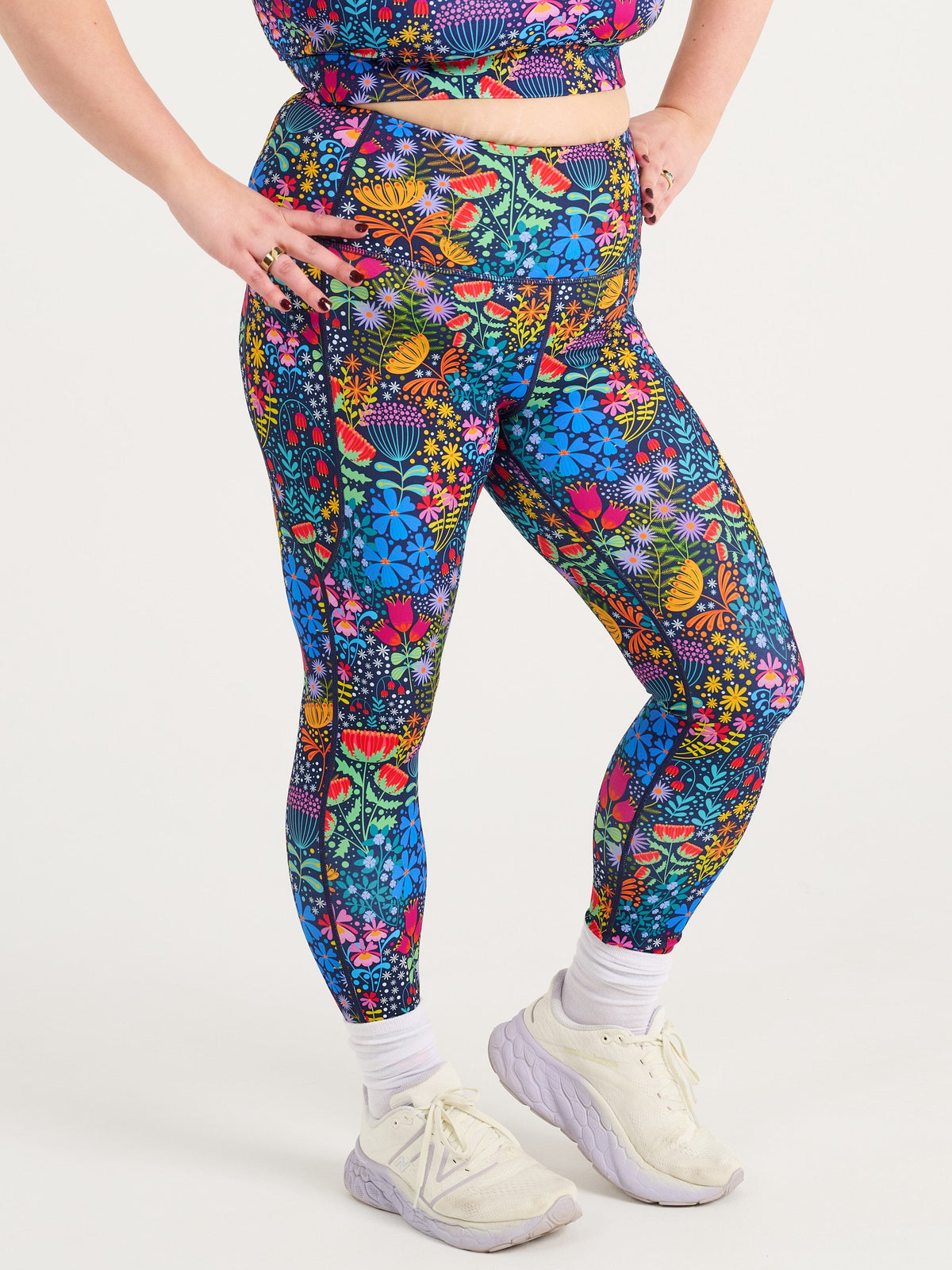 Ellie's Garden Everyday Legging, 7/8 length, worn by Ruby