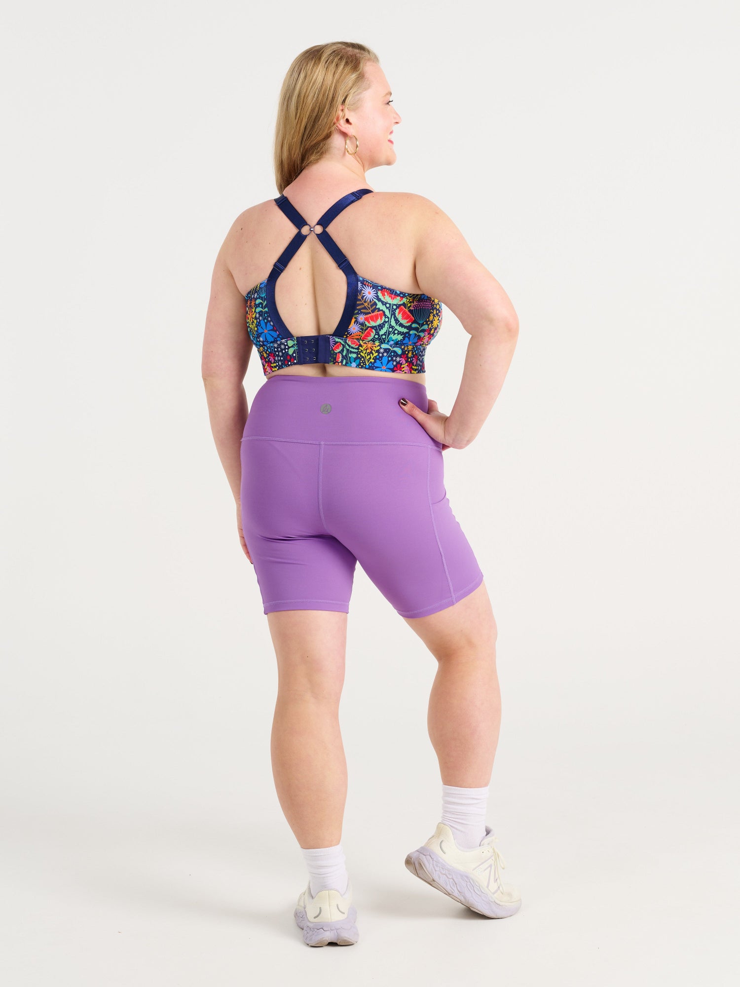 Dusty Grape SleekFit Shortie Bike Shorts, worn by Ruby