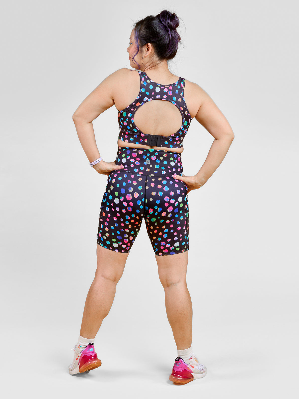 Night Polka Everyday Bike Shorts