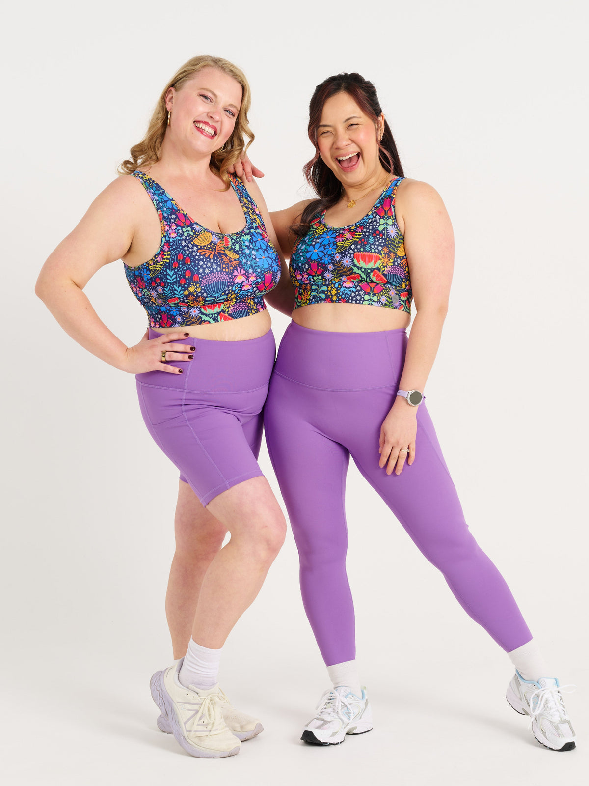 Dusty Grape SleekFit Shortie Bike Shorts, worn by Ruby
