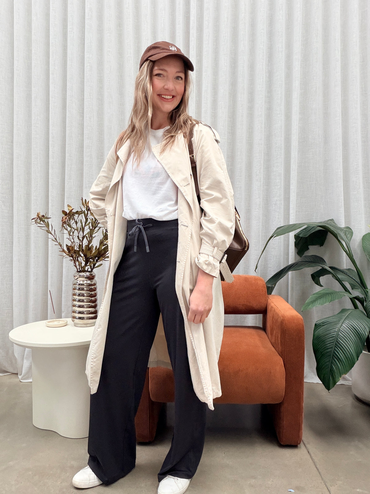 Studio Wide Leg Pants - Charcoal