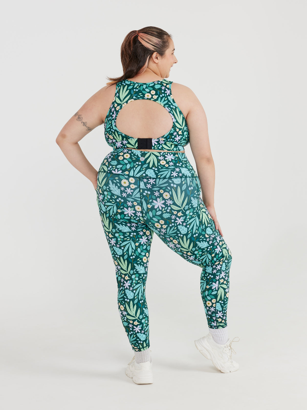 Leaves & Blooms Everyday Legging - 7/8-length