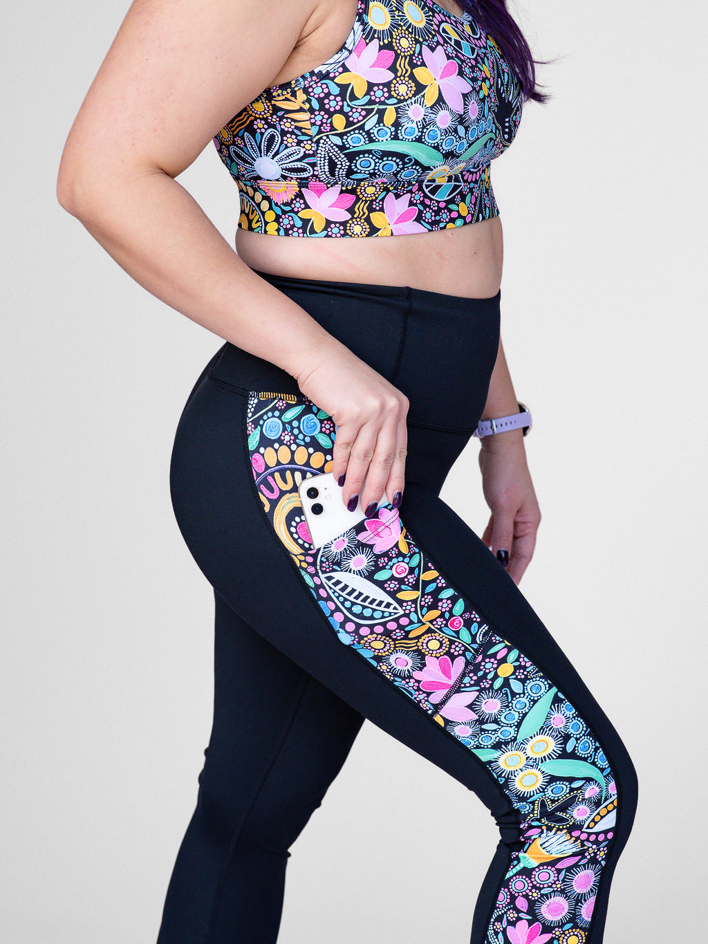 Coastal Wildflowers - Power Flare Legging