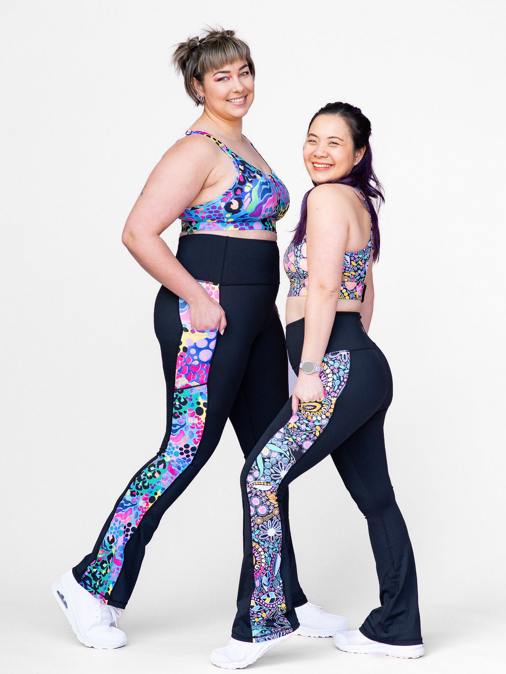 Coastal Wildflowers - Power Flare Legging