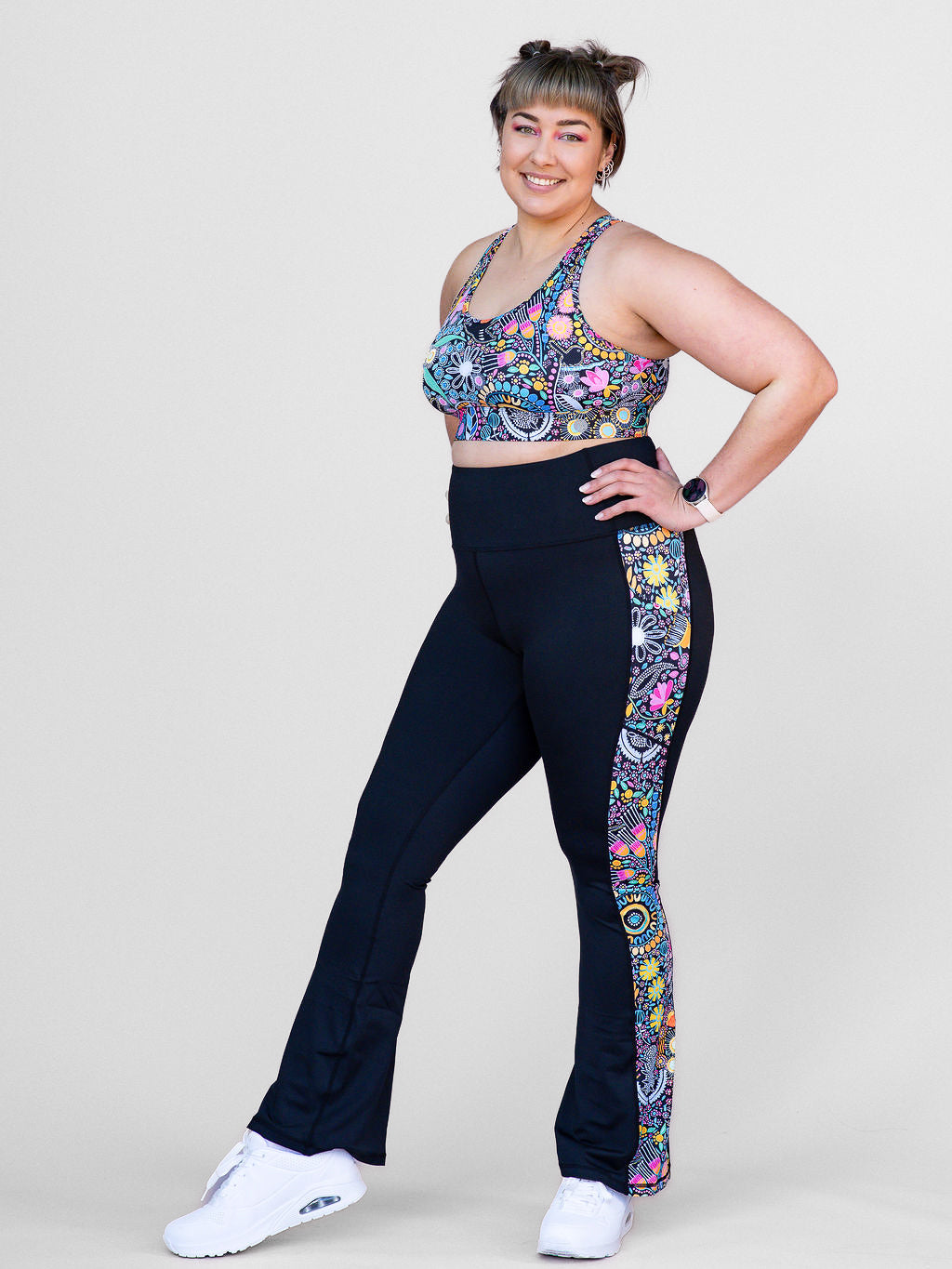 Coastal Wildflowers - Power Flare Legging