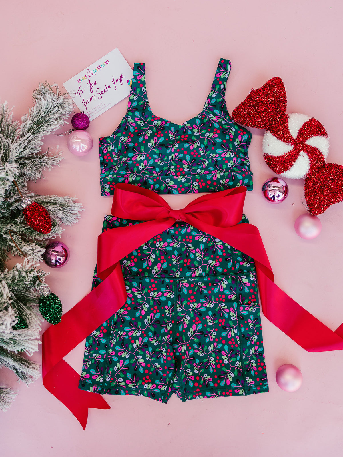 Wild Cherry Active Swim Crop