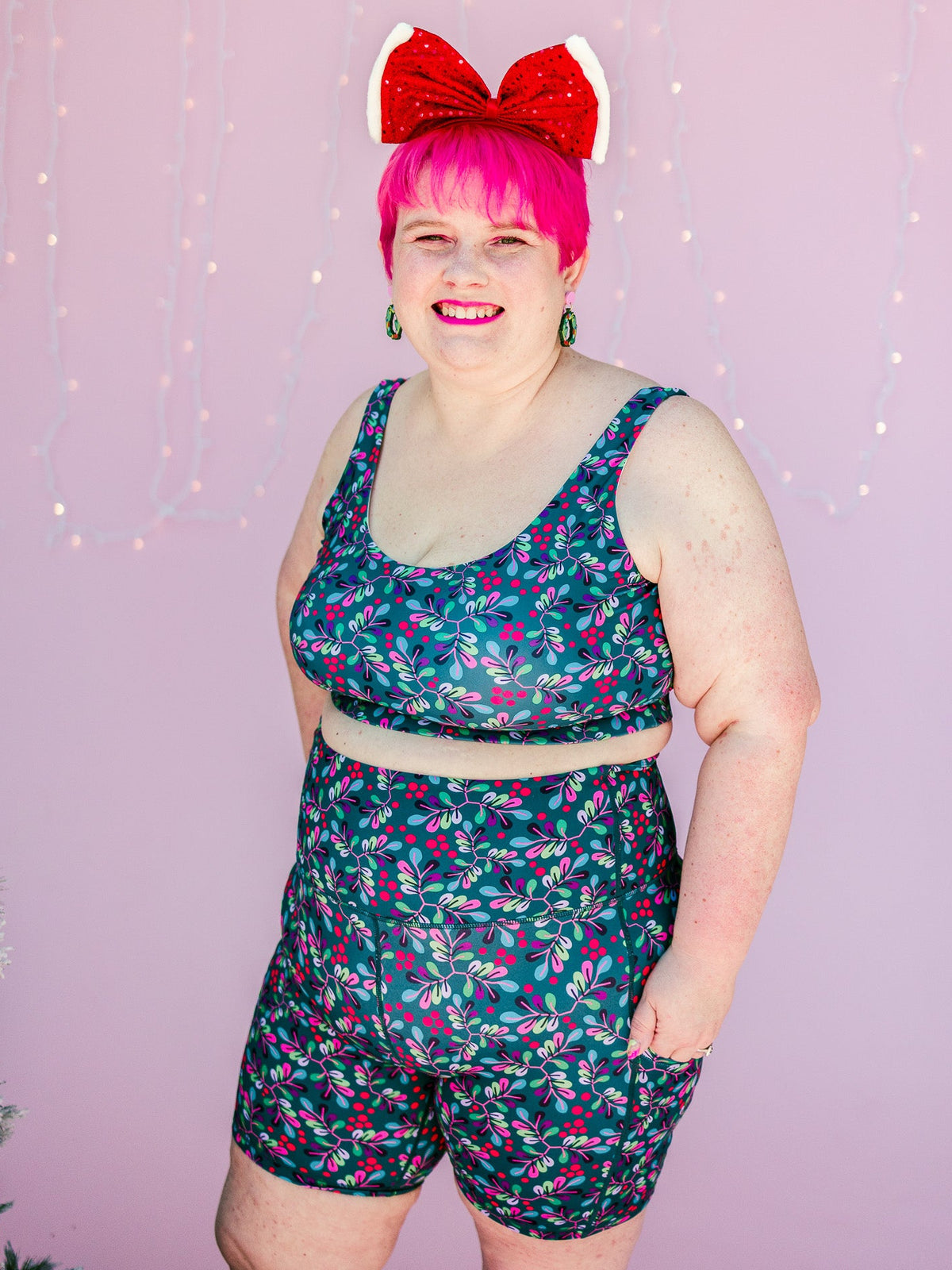 Wild Cherry Everyday Shortie Bike Shorts