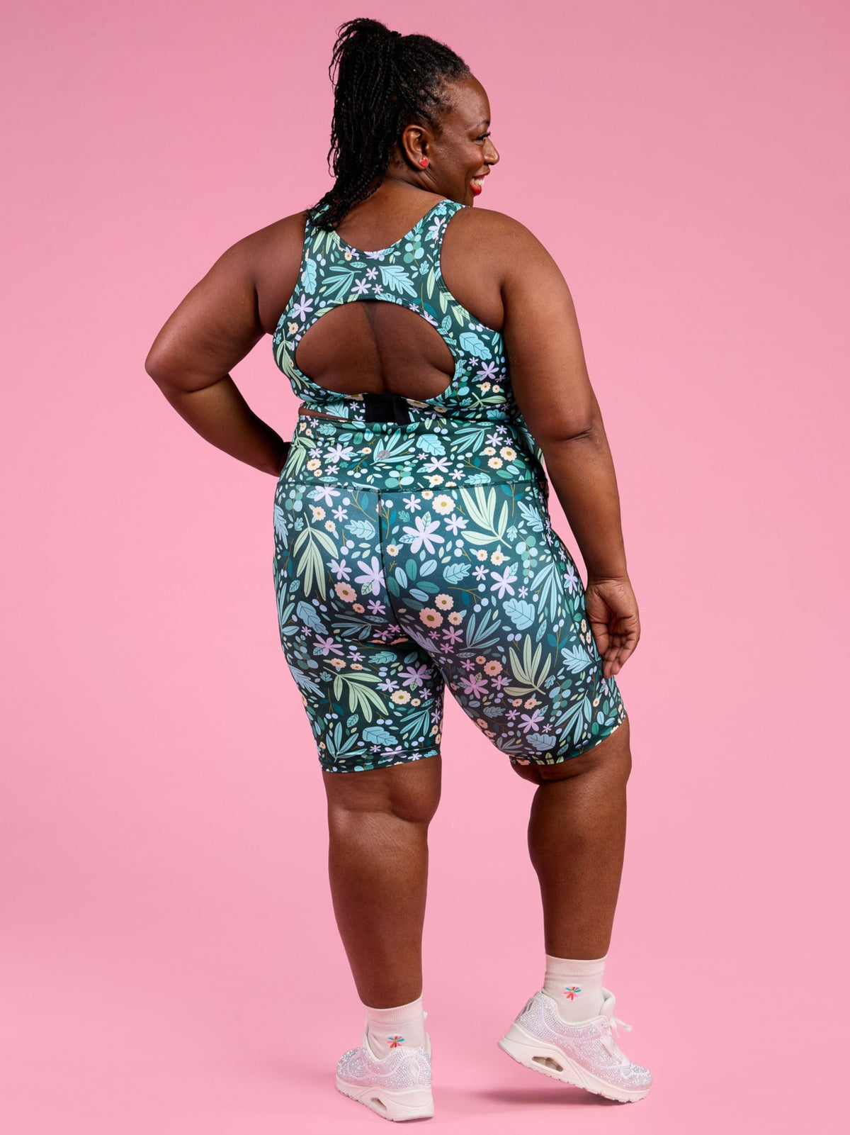 Leaves &amp; Blooms Everyday Bike Shorts