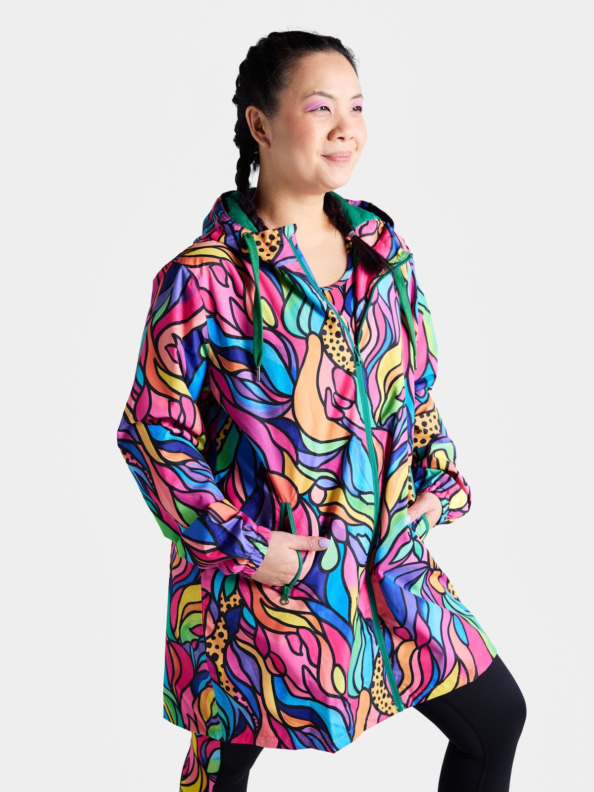 Amazon Longline Raincoat - raincoat with pockets