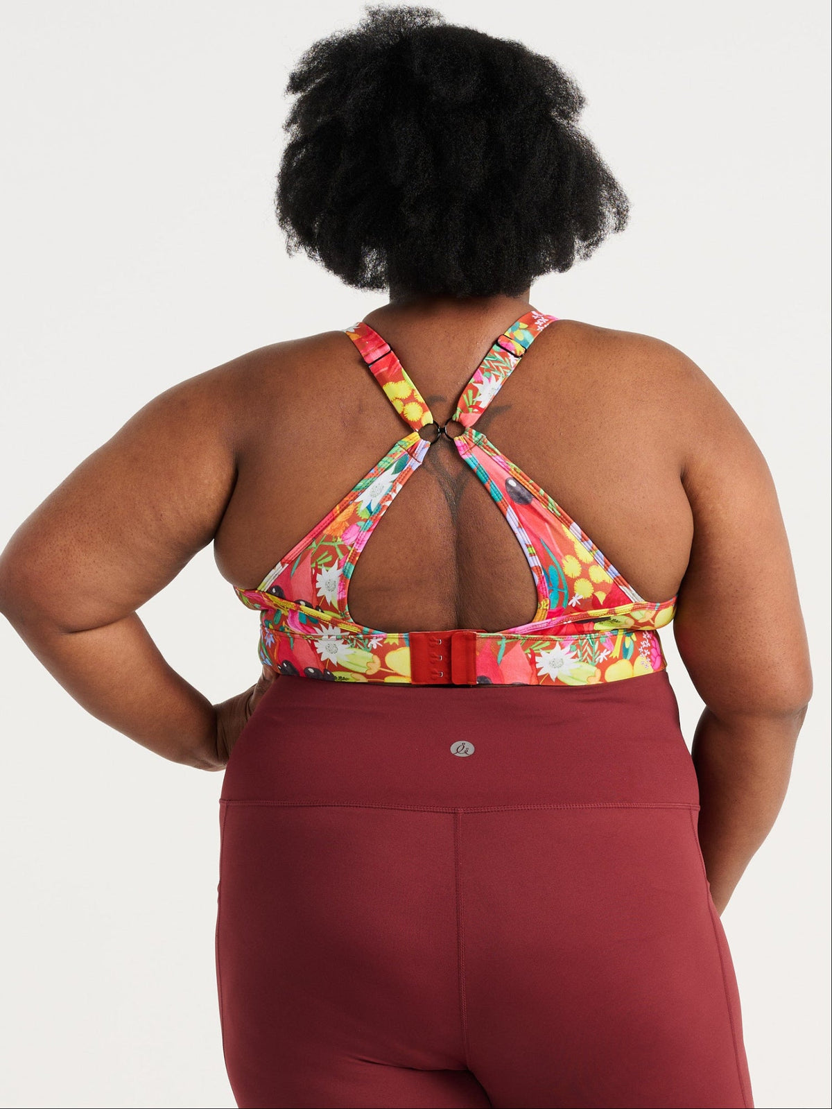 Cherry Choc SleekFit Legging, 7/8-length, worn by Zee