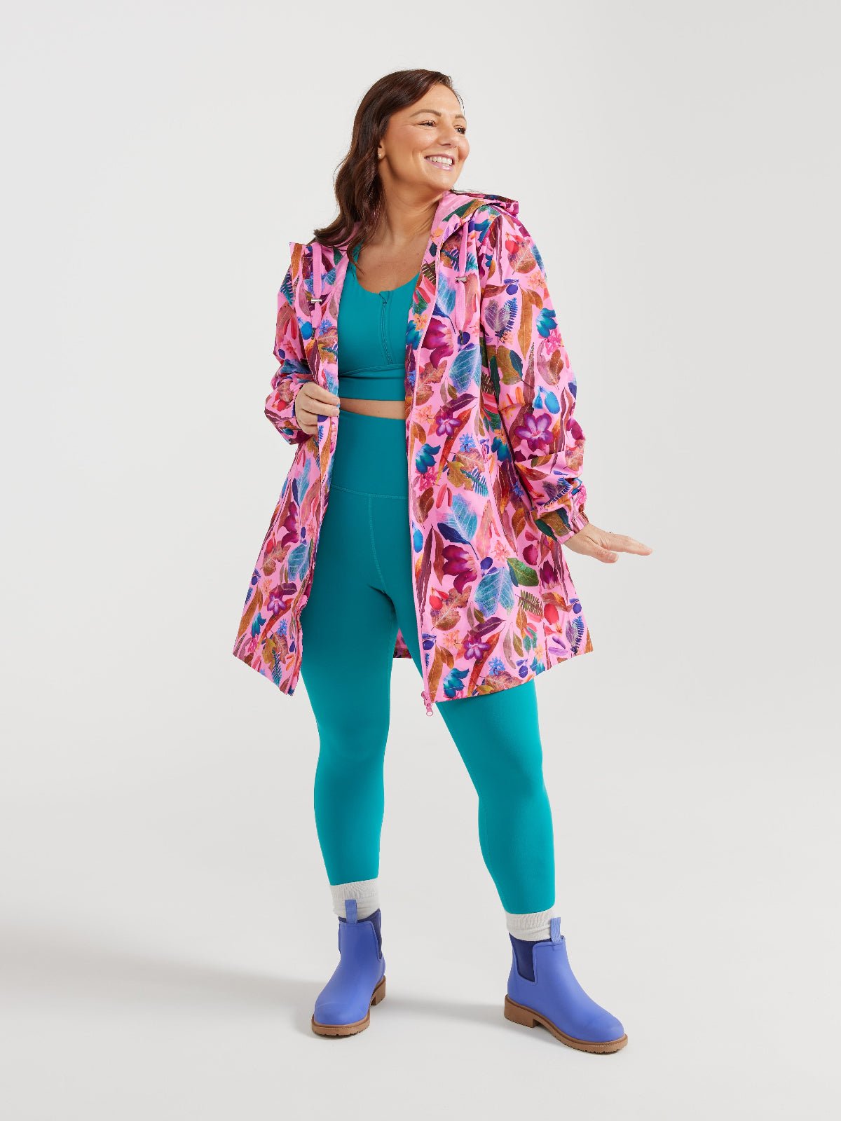 Backyard Treasures Longline Raincoat