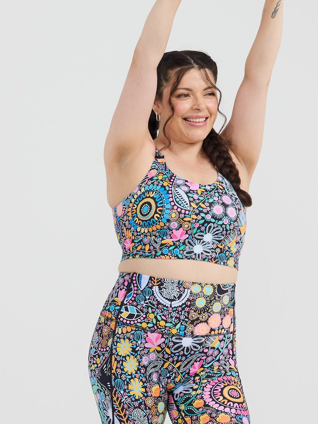 Coastal Wildflowers Liberty Hookback Nursing Crop - nursing sports crop